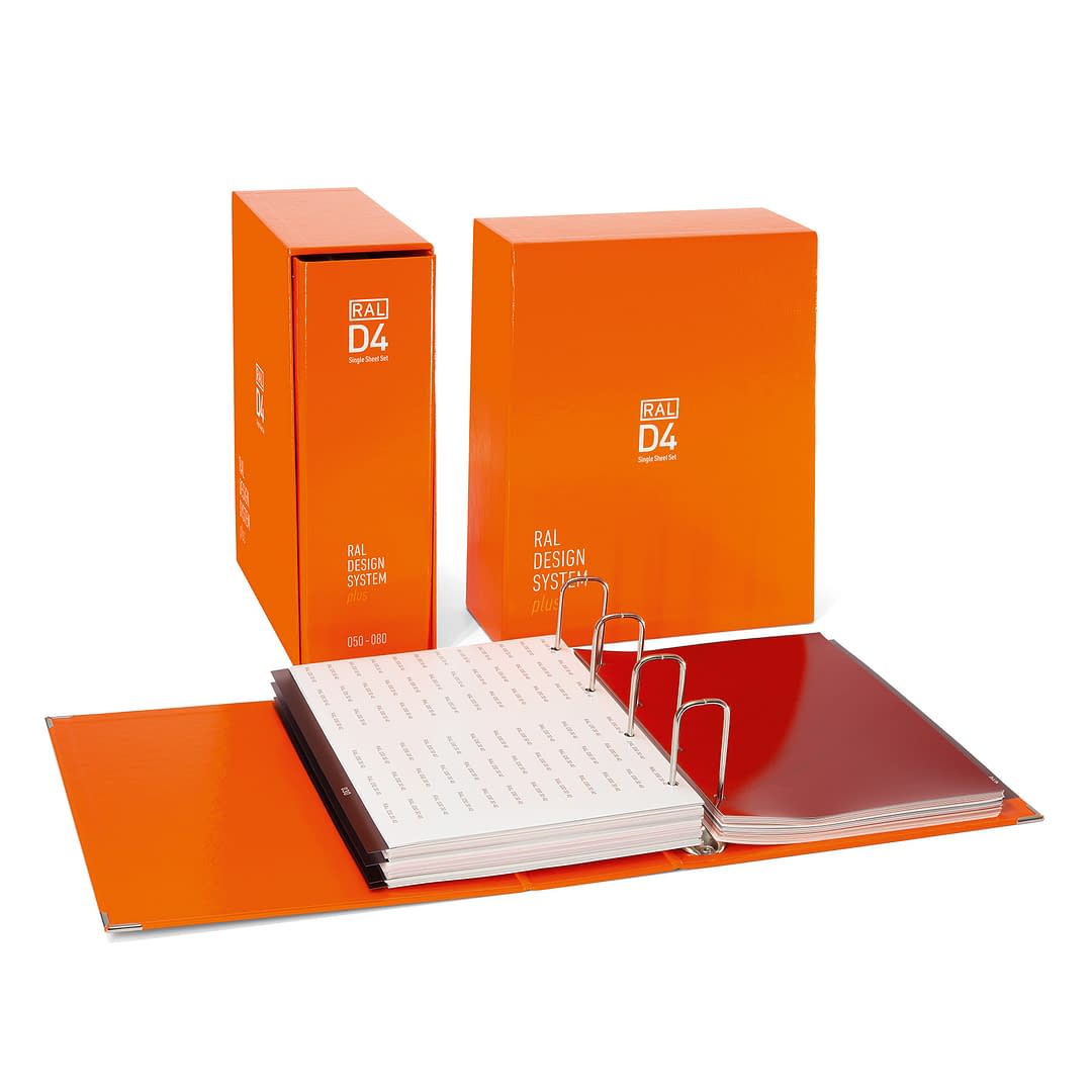 RAL design kleurstalen complete set