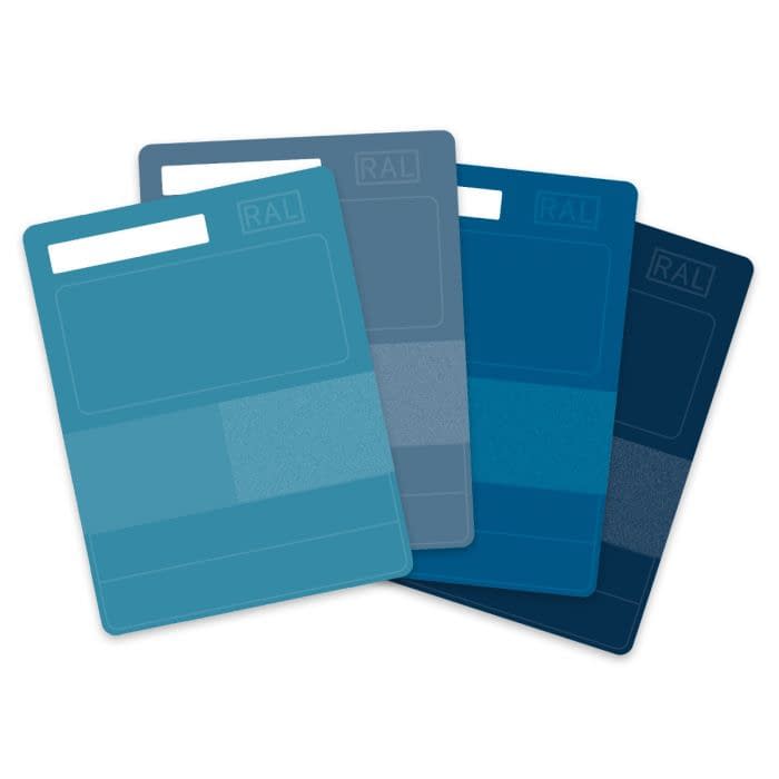 RAL P1 kunststof kleurstaal kleurserie 5000