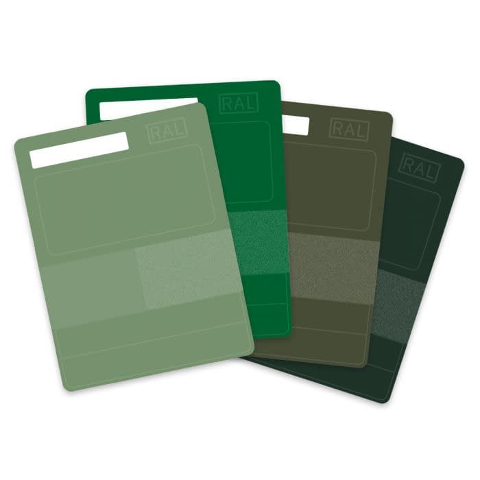 RAL P1 kunststof kleurstaal kleurserie 6000